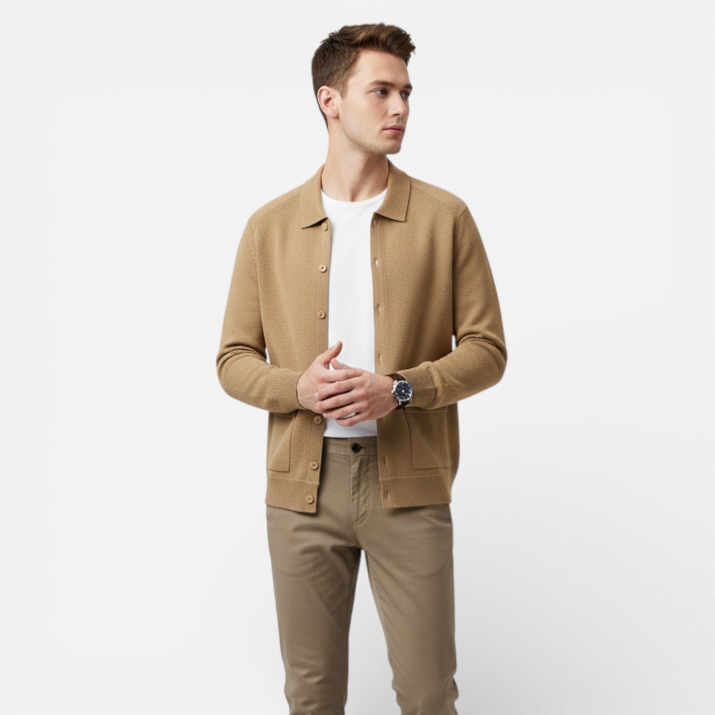 Old Albion | Men’s Timeless Soft Knit Cardigan