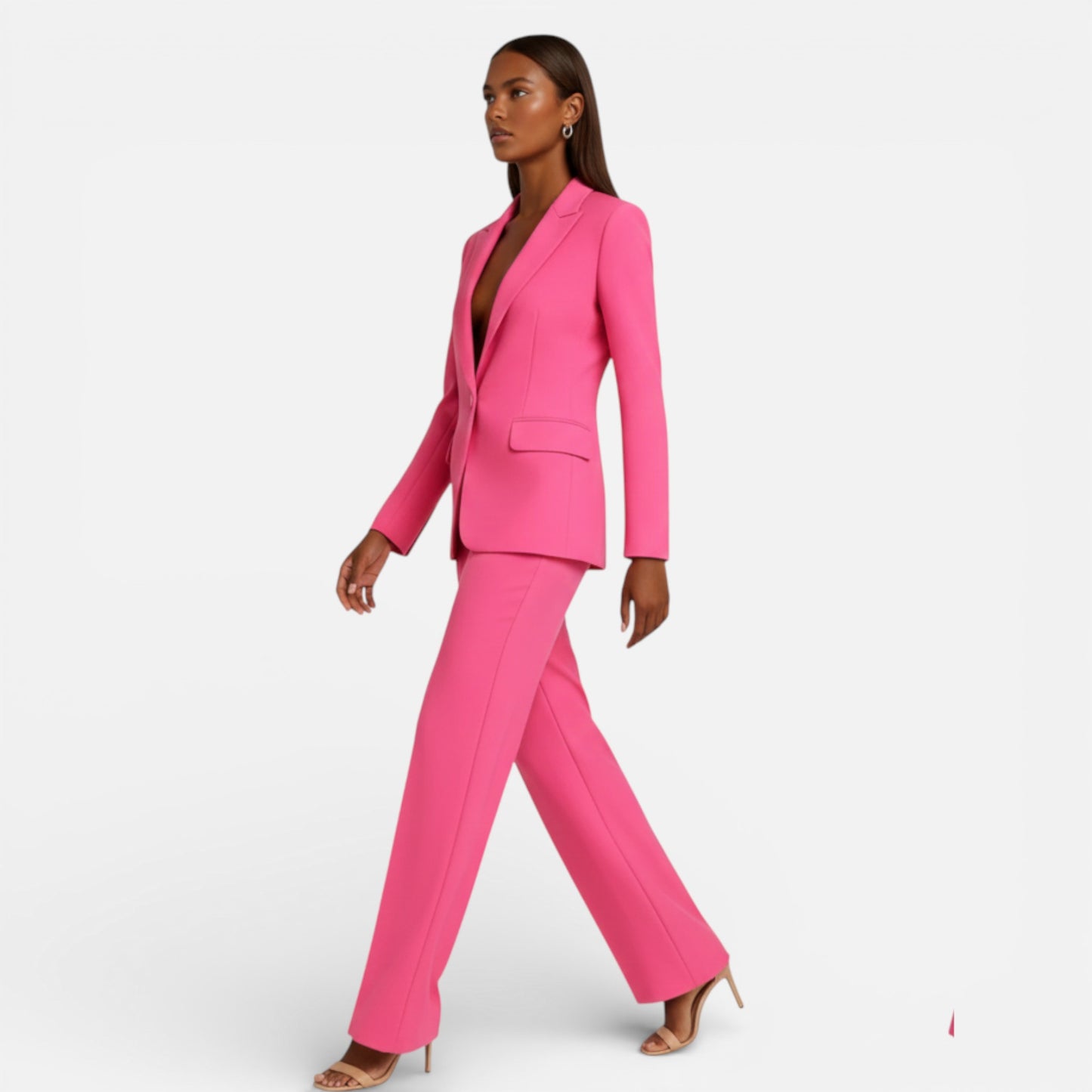 Old Albion | Women’s Tailored Long Blazer Suit Set