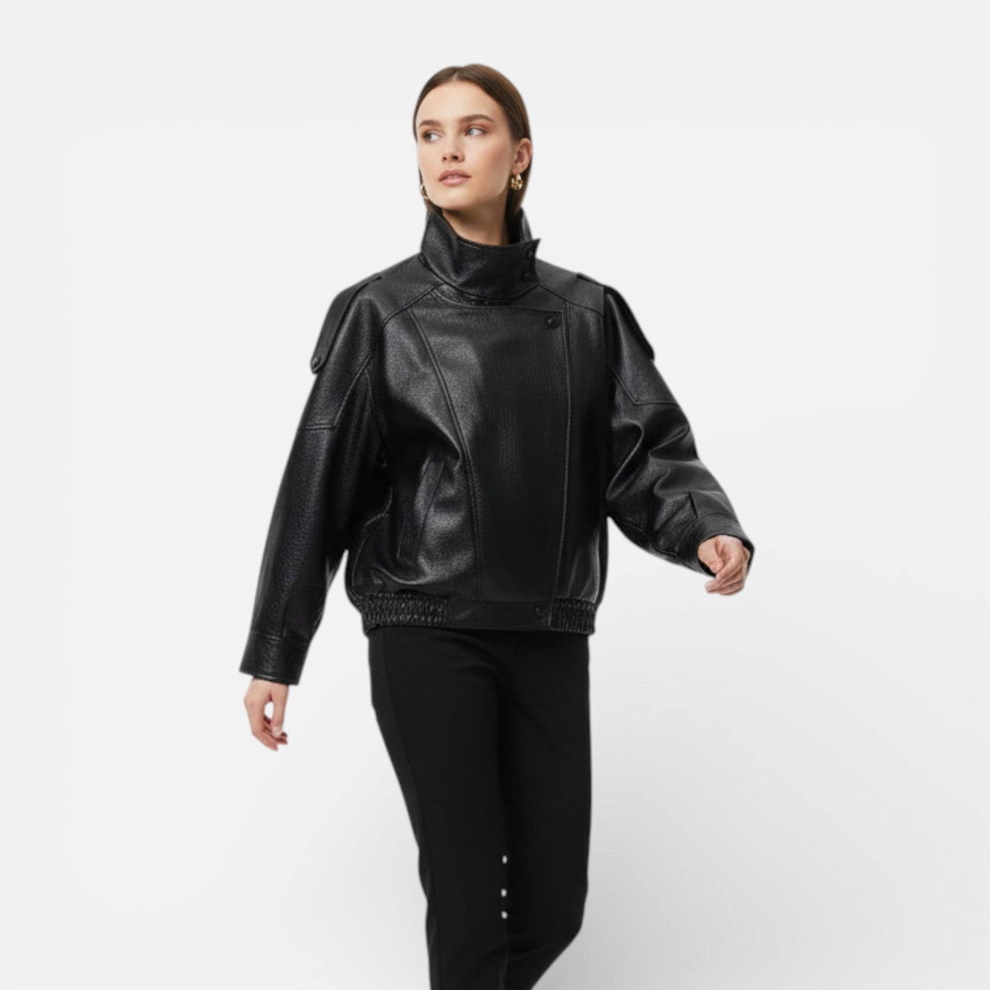 Old Albion | Women’s Black Heritage Leather Jacket