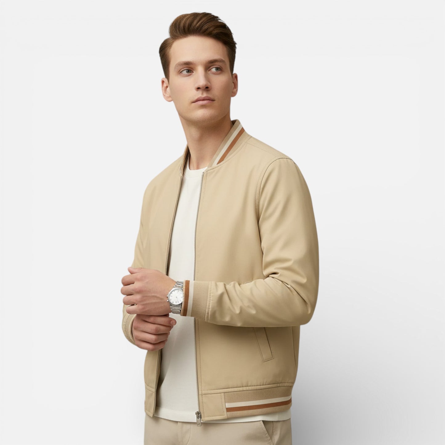 Old Albion | Men’s Classic Ribbed Collar Jacket