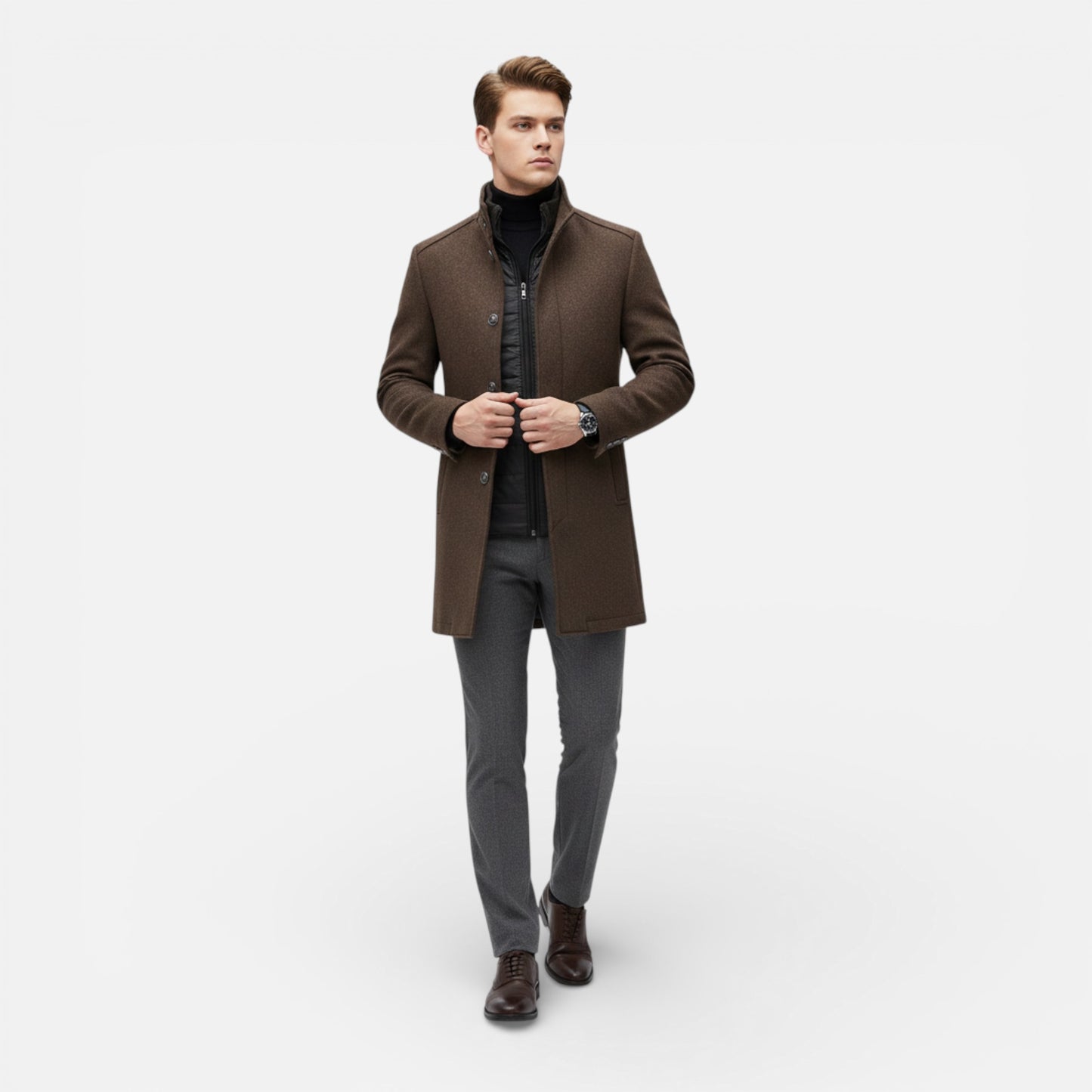 Old Albion | Men’s Timeless Long Wool Coat