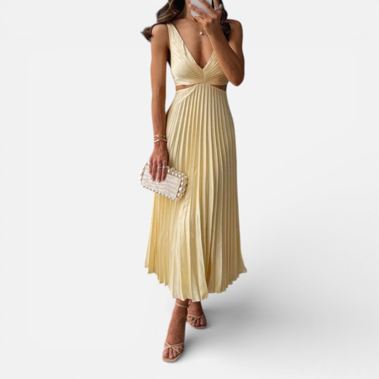 Old Albion | Women’s Timeless Pleated Midi Dress