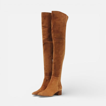 Old Albion | Women’s Elegant Over-The-Knee Winter Boots