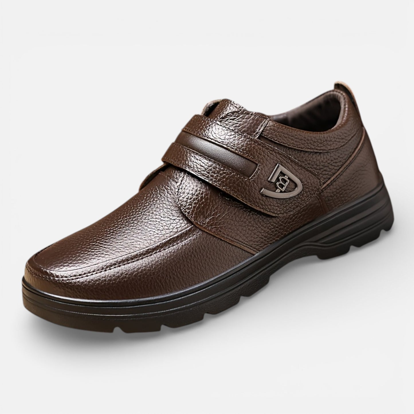 Old Albion | Men’s Leather Hook-and-Loop Loafers