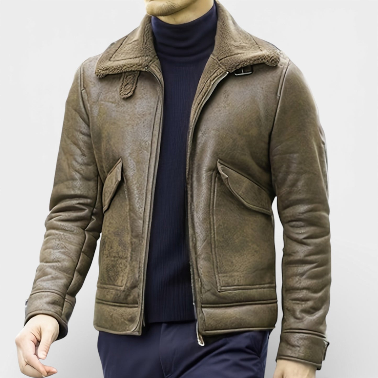 Old Albion | Men’s Matte Brushed Casual Jacket