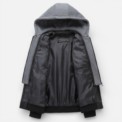 Old Albion | Men’s Heritage Hooded Motorcycle Jacket