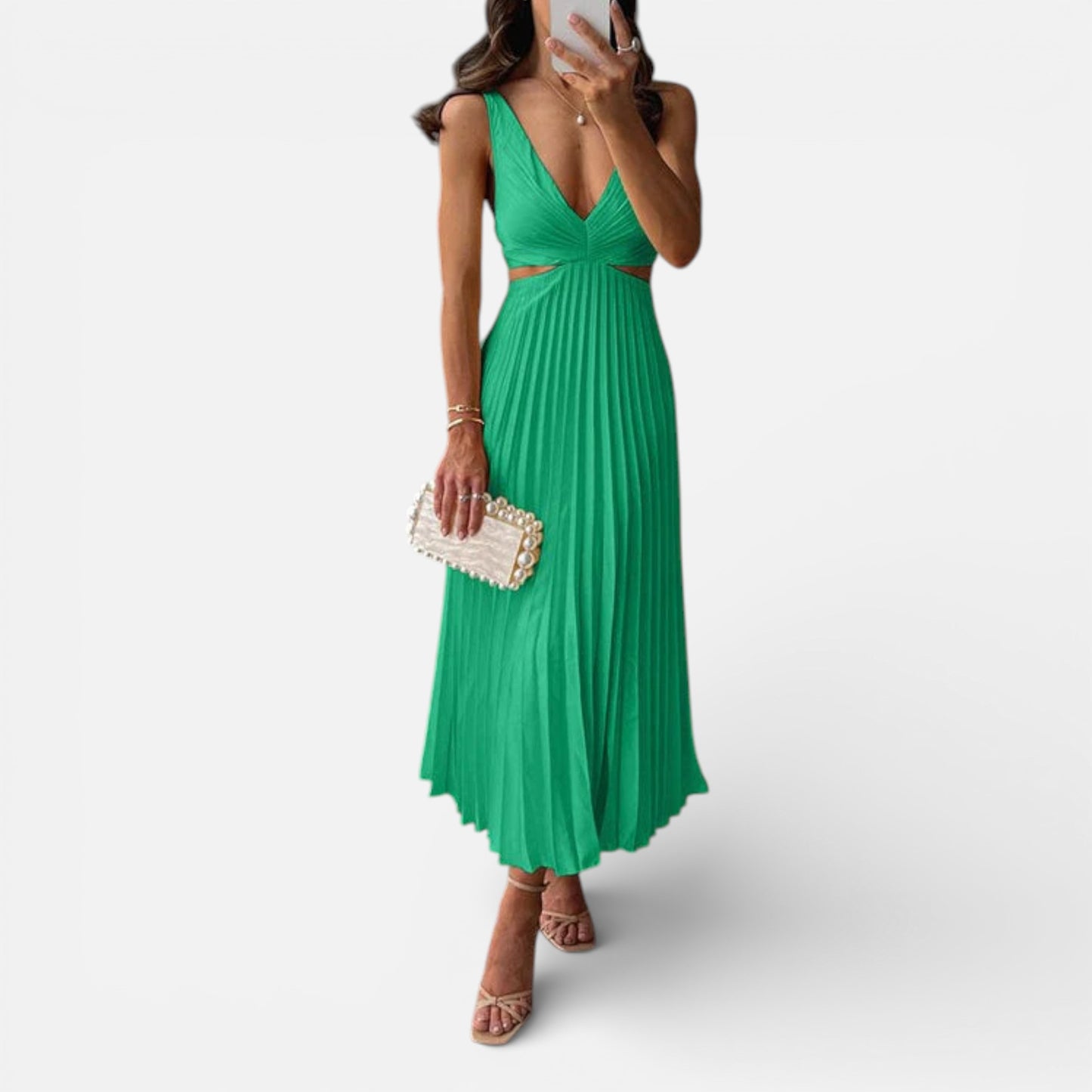 Old Albion | Women’s Timeless Pleated Midi Dress