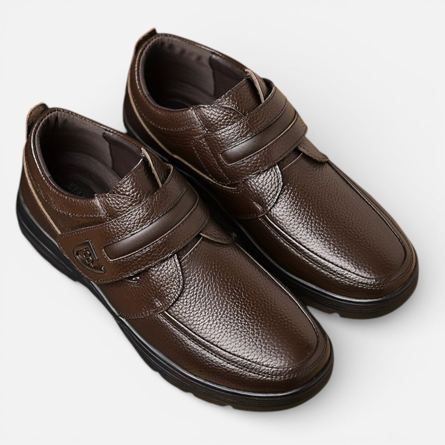 Old Albion | Men’s Leather Hook-and-Loop Loafers