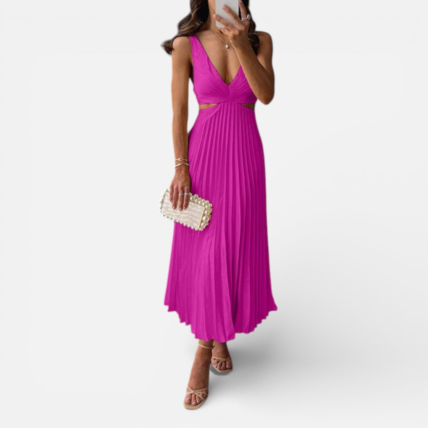 Old Albion | Women’s Timeless Pleated Midi Dress