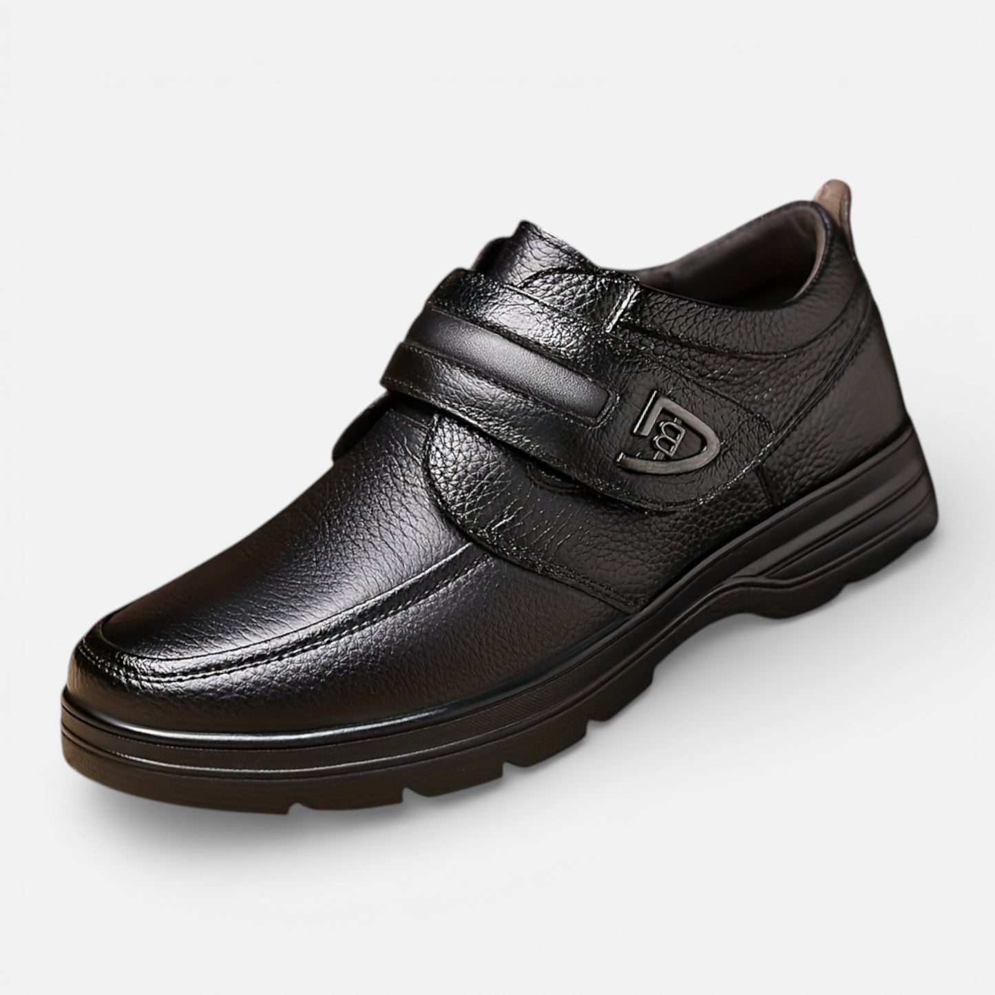 Old Albion | Men’s Leather Hook-and-Loop Loafers