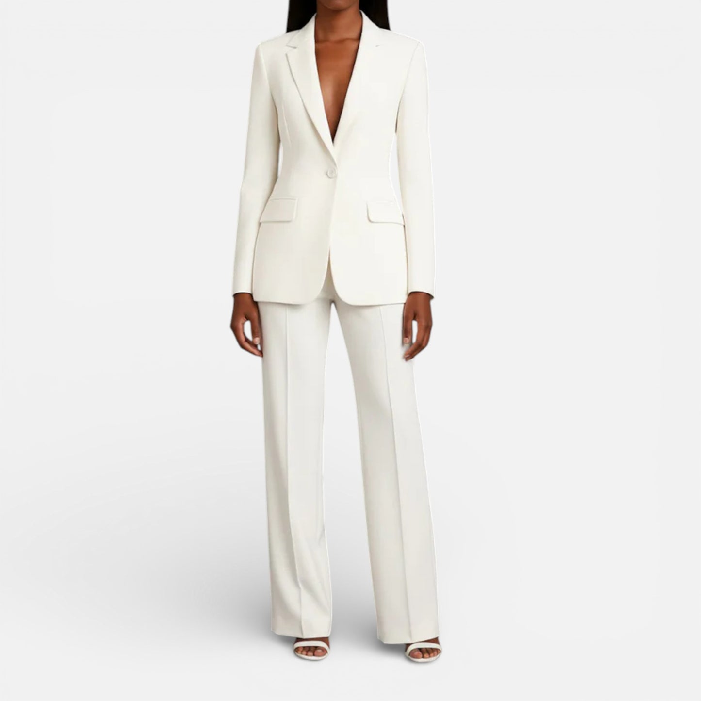 Old Albion | Women’s Tailored Long Blazer Suit Set