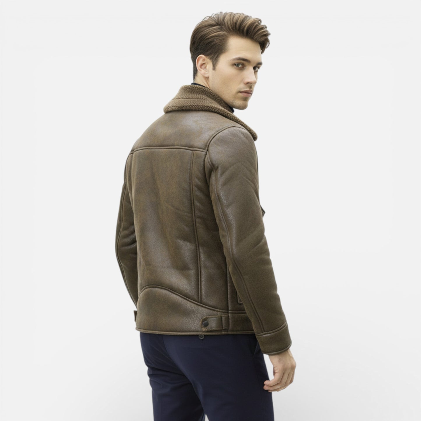Old Albion | Men’s Matte Brushed Casual Jacket