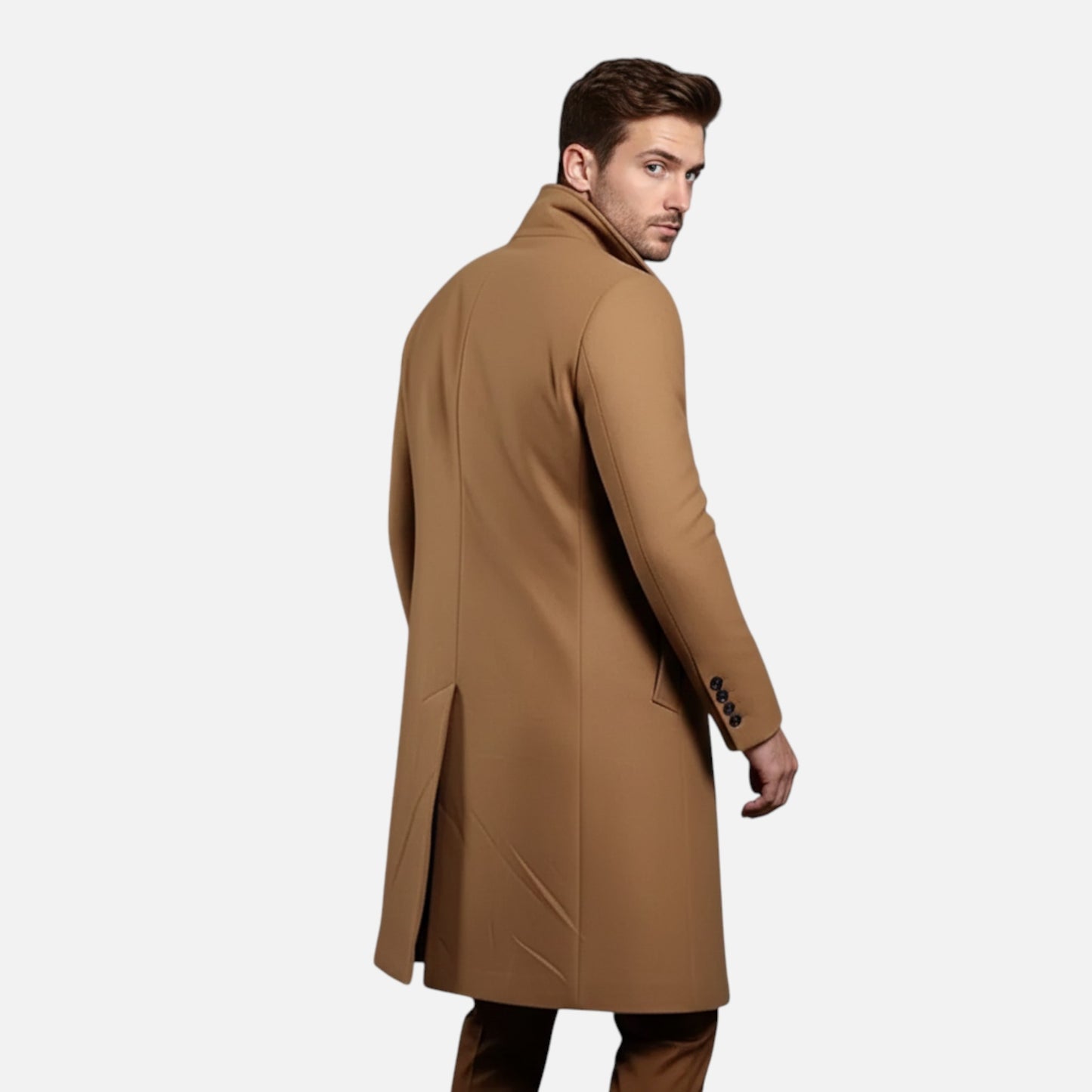 Old Albion | Men’s Heritage Long Wool Overcoat