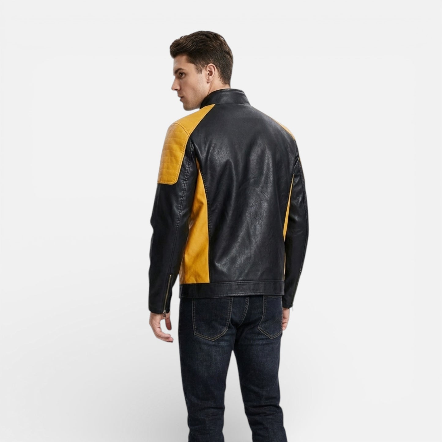 Old Albion | Men’s Refined Faux Leather Jacket
