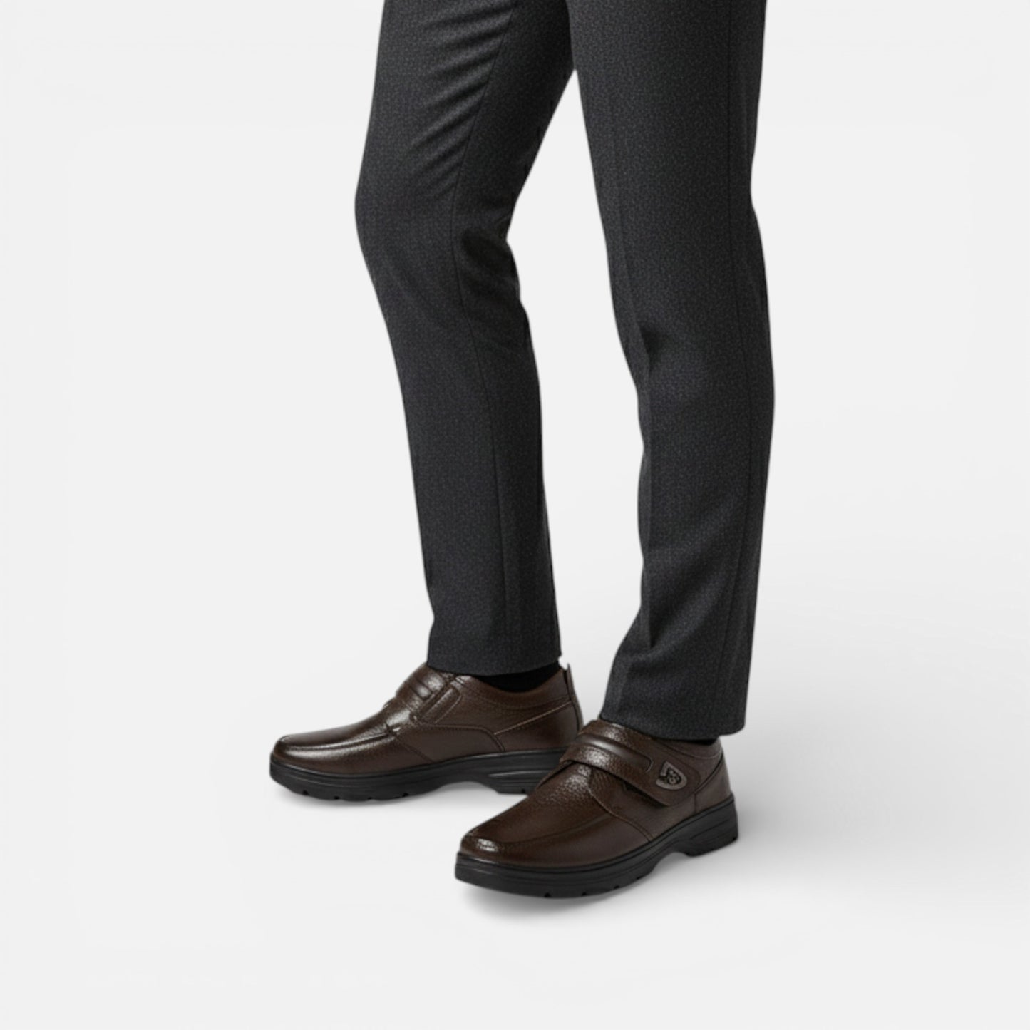 Old Albion | Men’s Leather Hook-and-Loop Loafers