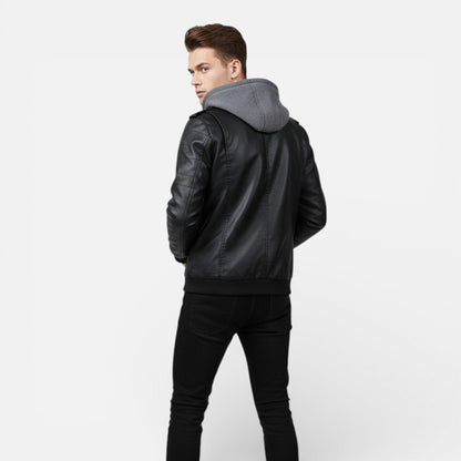 Old Albion | Men’s Heritage Hooded Motorcycle Jacket