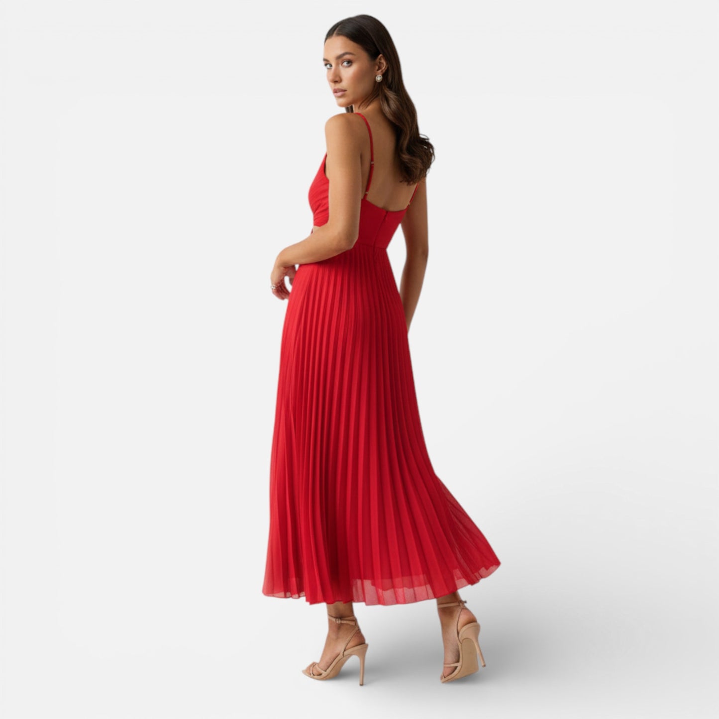 Old Albion | Women’s Timeless Pleated Midi Dress