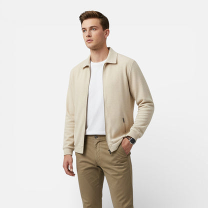Old Albion | Men’s Modern Tailored Zip Jacket