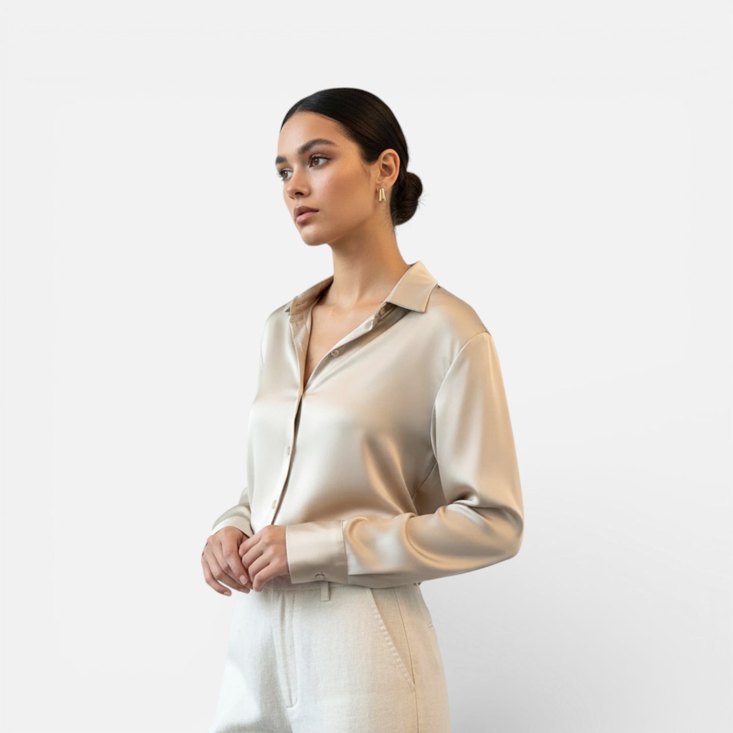 Old Albion | Women’s Silk Satin Blouse