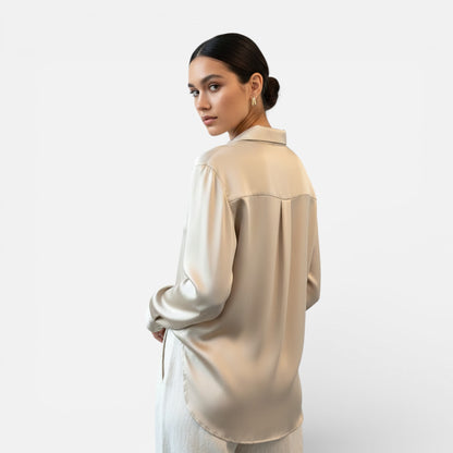Old Albion | Women’s Silk Satin Blouse