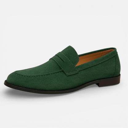 Old Albion | Men’s Suede Penny Loafers