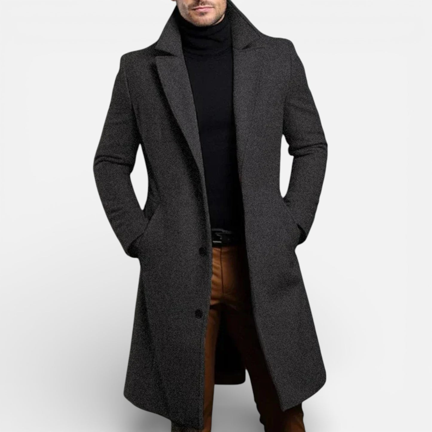 Old Albion | Men’s Heritage Long Wool Overcoat