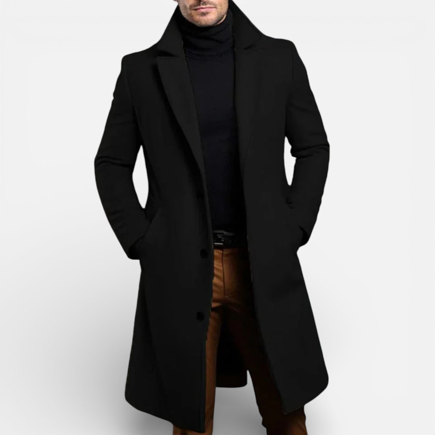 Old Albion | Men’s Heritage Long Wool Overcoat