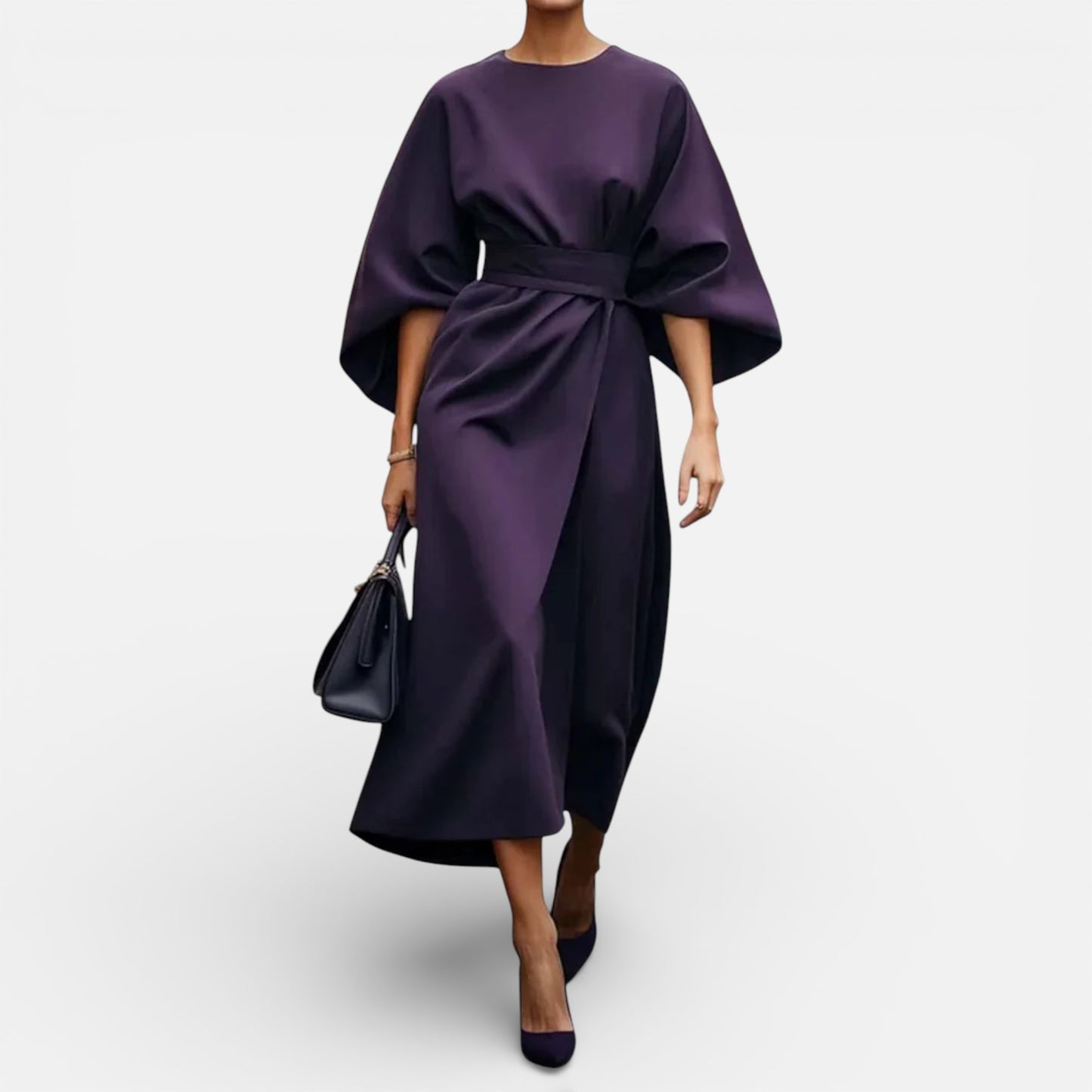 Old Albion | Women’s Timeless Belted Lantern Dress