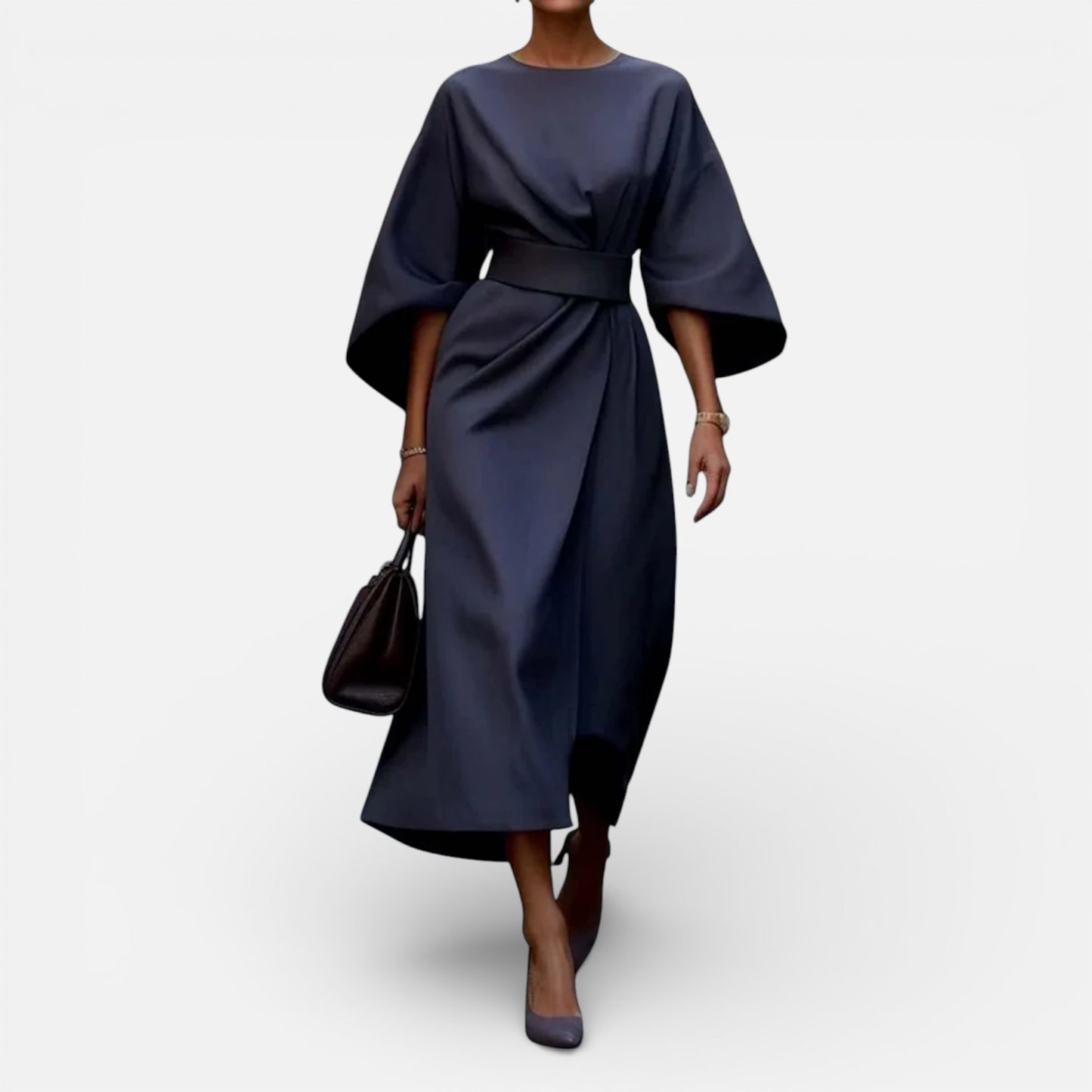 Old Albion | Women’s Timeless Belted Lantern Dress