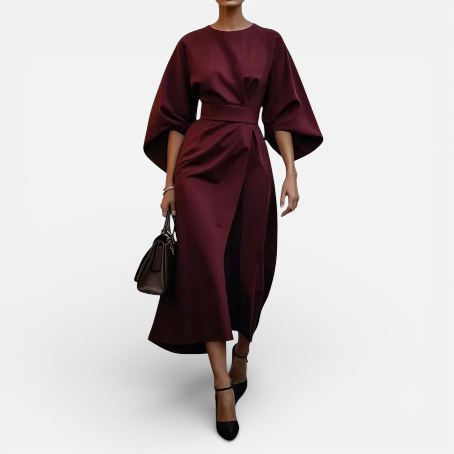 Old Albion | Women’s Timeless Belted Lantern Dress