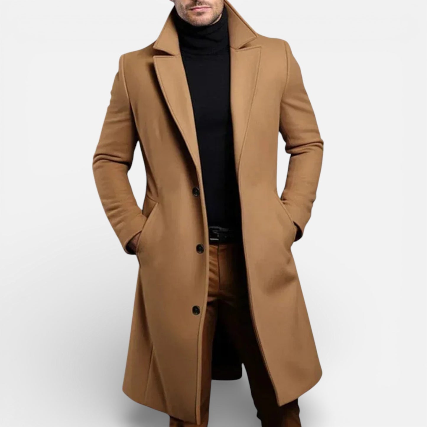 Old Albion | Men’s Heritage Long Wool Overcoat