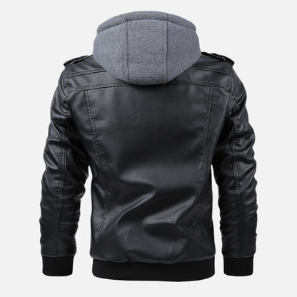 Old Albion | Men’s Heritage Hooded Motorcycle Jacket