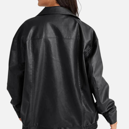 Old Albion | Women’s Classic Oversized Leather Jacket