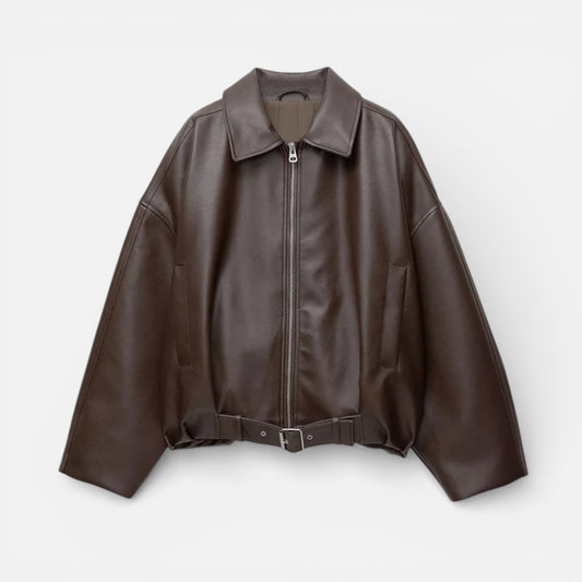 Old Albion | Women’s PU Leather Bomber Jacket