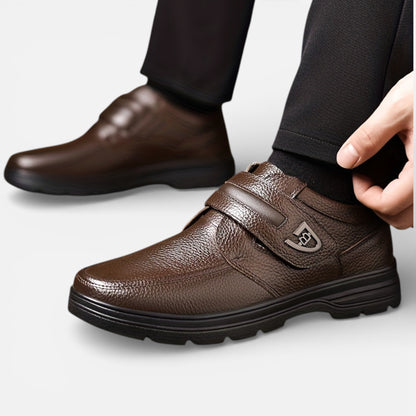 Old Albion | Men’s Leather Hook-and-Loop Loafers