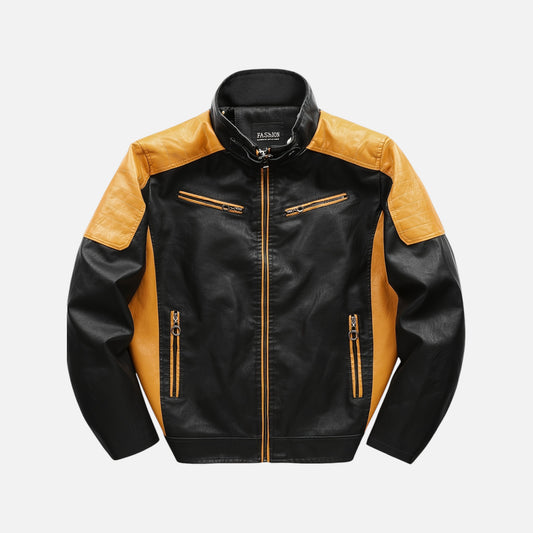 Old Albion | Men’s Refined Faux Leather Jacket