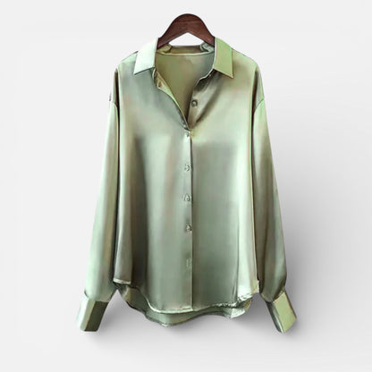 Old Albion | Women’s Silk Satin Blouse