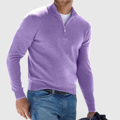 Old Albion | Men’s Timeless Wool Zip Pullover