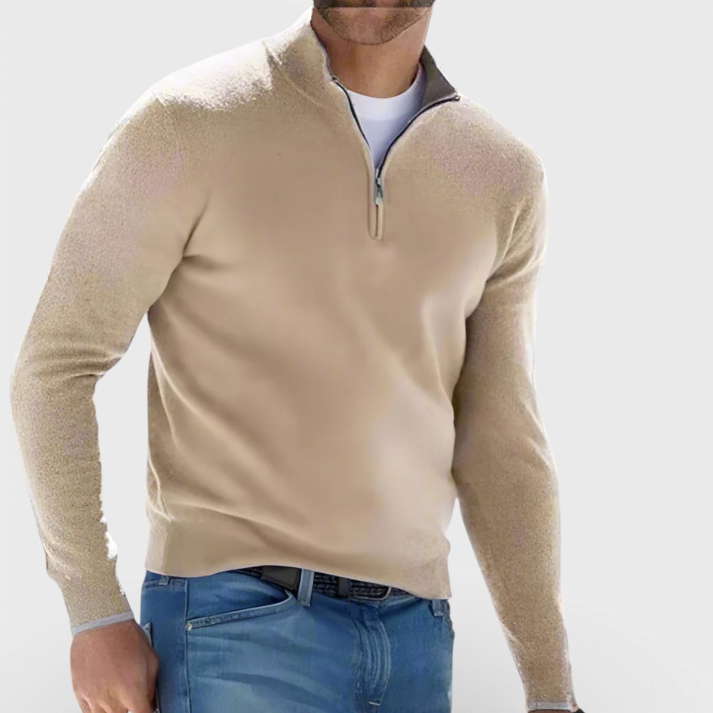 Old Albion | Men’s Timeless Wool Zip Pullover