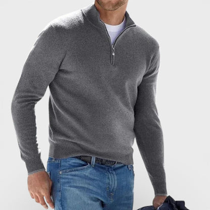 Old Albion | Men’s Timeless Wool Zip Pullover
