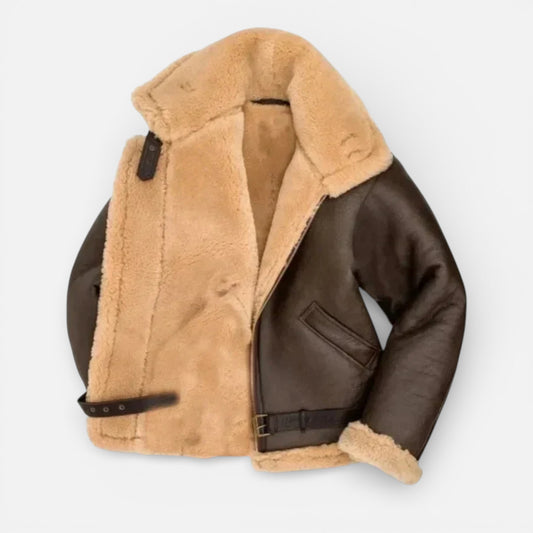 Old Albion | Men’s Heritage Leather Aviator Jacket