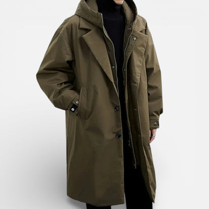Old Albion | Men’s Heritage Waterproof Puffer Trench